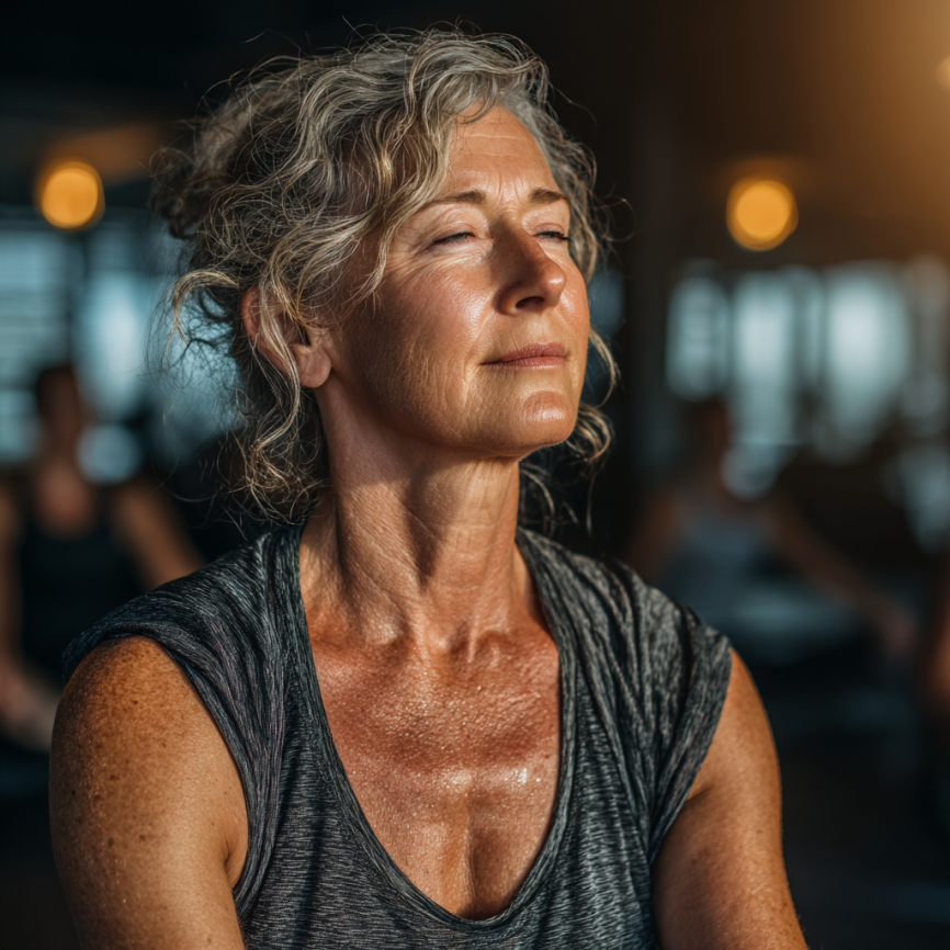 Заняття йогою для літніх людей